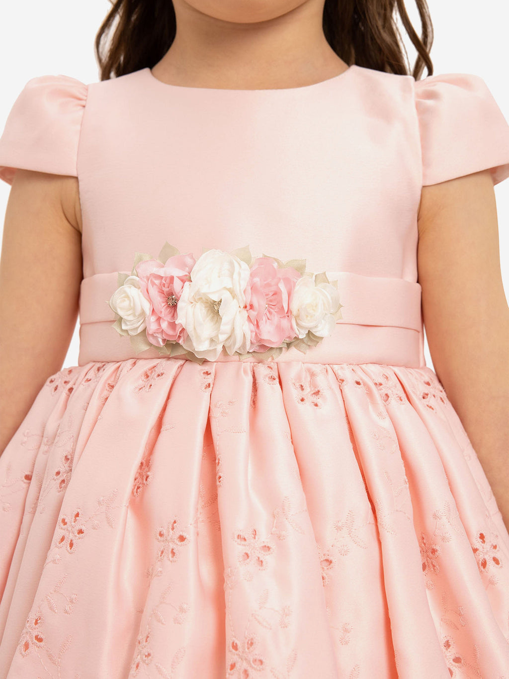 Dress & Fleur Baby Girls Dress with Headband in Pink