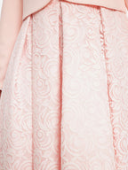 Dress & Fleur Girls Lace Dress with Bolero in Pink