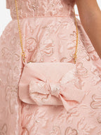 Dress & Fleur Girls Elegant Dress with Matching Bag in Pink
