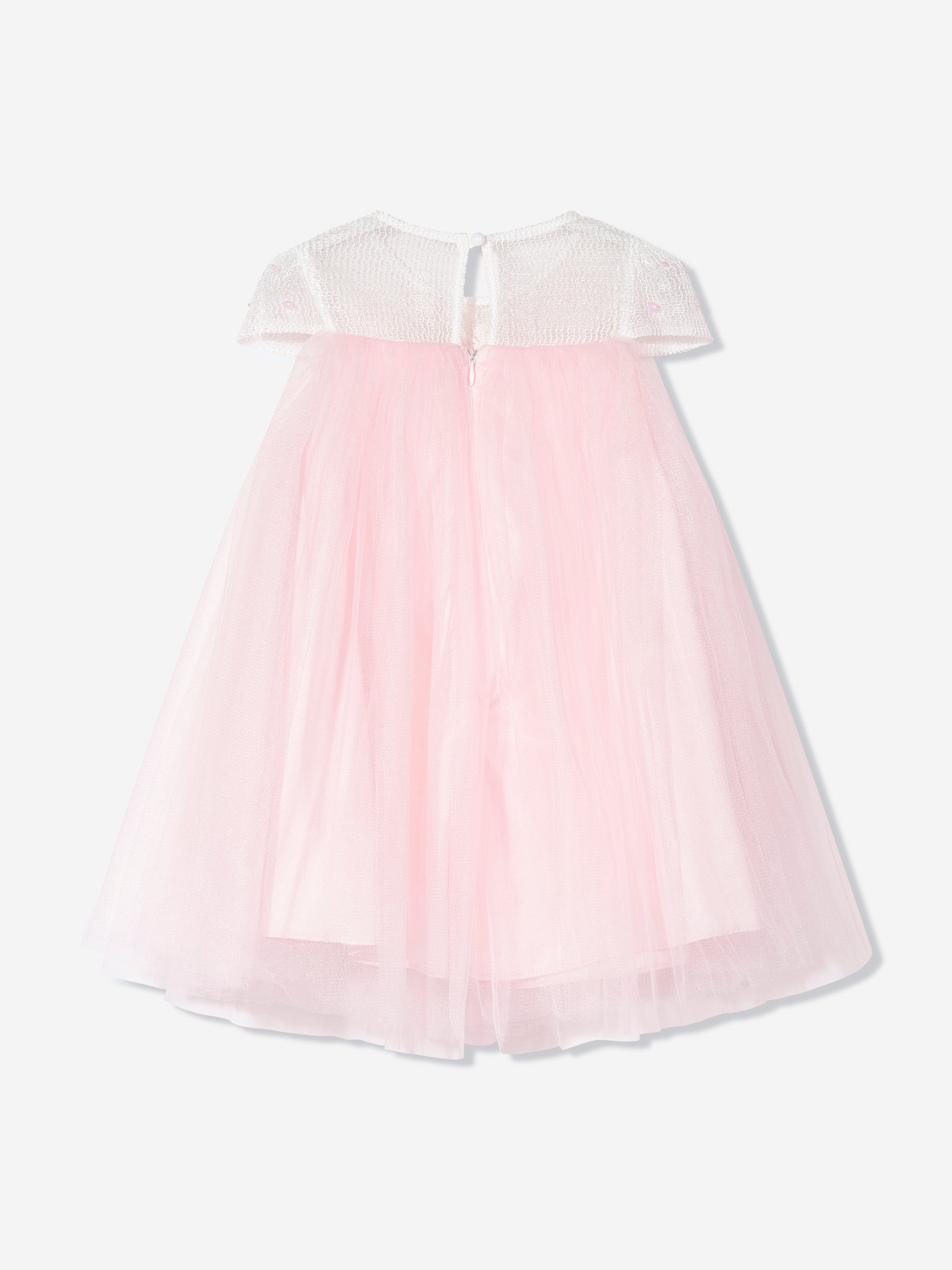 Dress & Fleur Girls Flower Occasion Dress in Pink