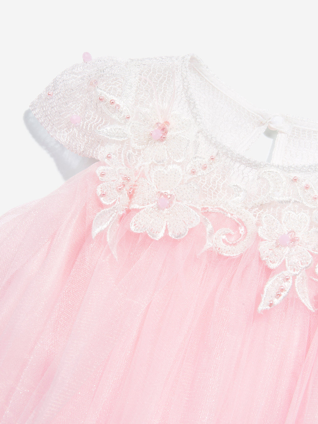 Dress & Fleur Girls Flower Occasion Dress in Pink