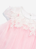 Dress & Fleur Girls Flower Occasion Dress in Pink