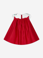 Dress & Fleur Baby Girls Occasion Dress with Headband in Red
