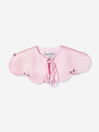 Dress & Fleur Girls Heart Occasion Dress and Cape Set in Pink